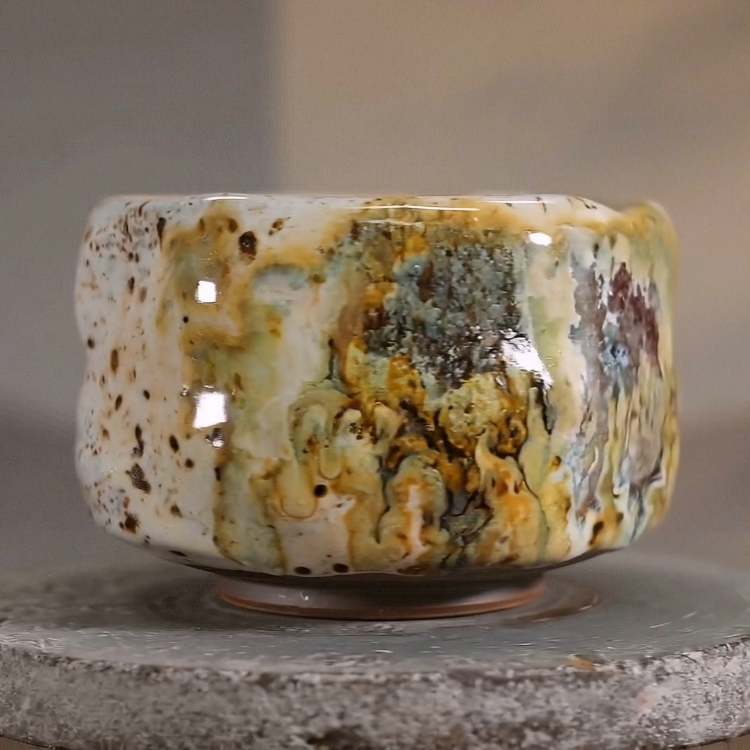 何博泉大師還原燒火痕陶藝作品